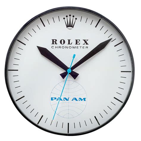 rolex pan am wall clock|Rolex.